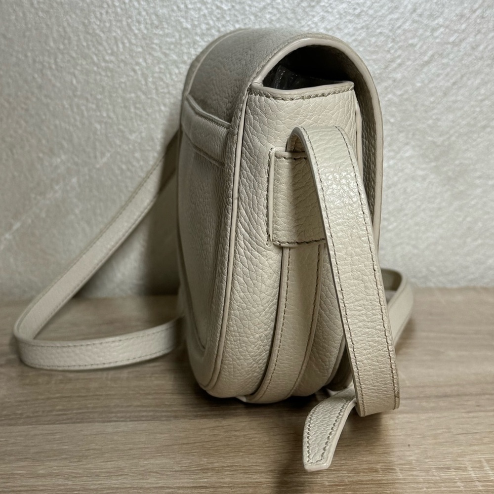 **Tory Burch Pebbled Leather Crossbody Bag in Light Beige - Picture 5 of 17